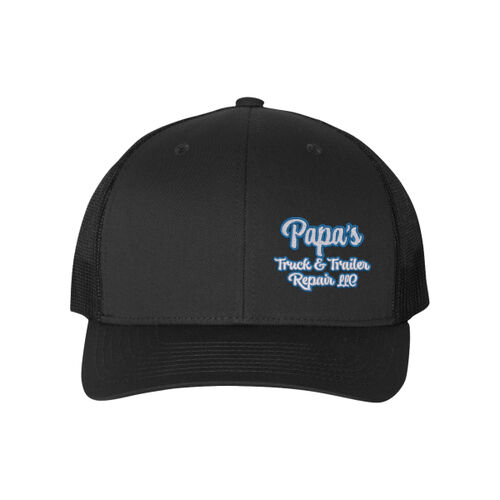Papa's Repair - Six-Panel Retro Trucker Cap Thumbnail
